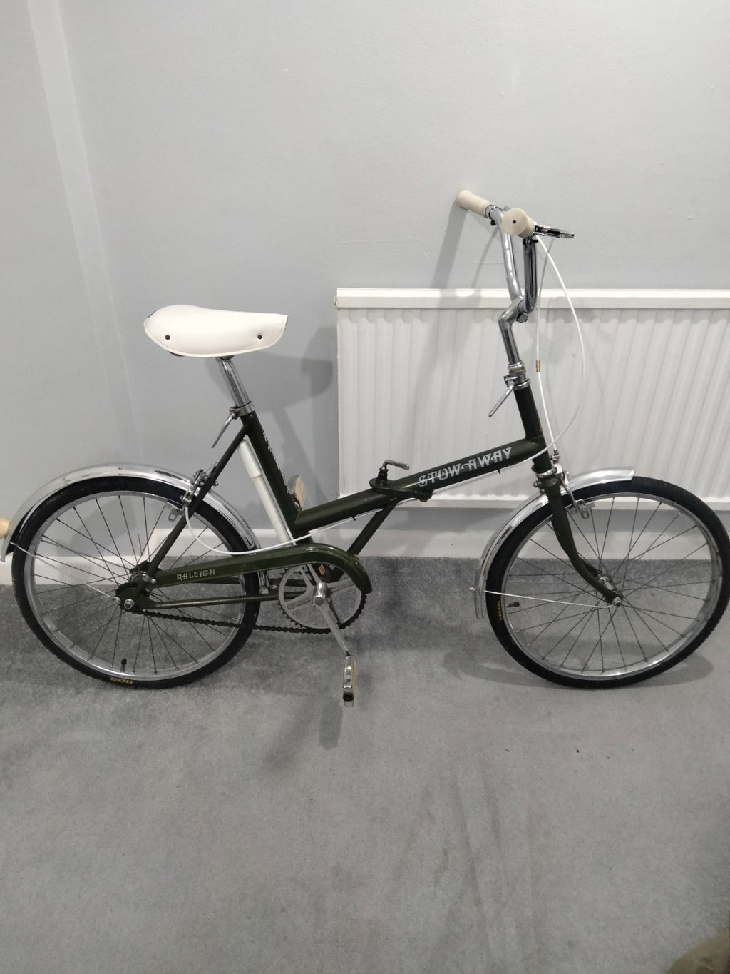 raleigh stowaway folding bike