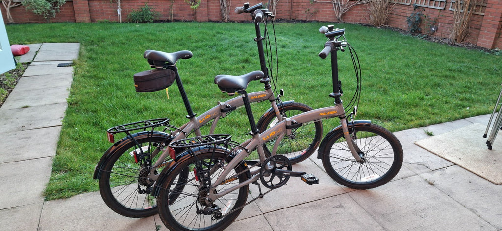 Pair of Raleigh Evo 2 Folding Bikes
