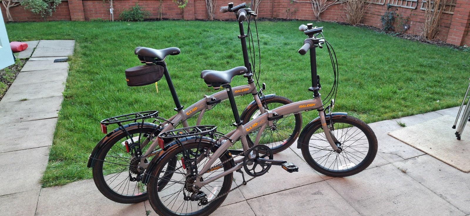 Pair of Raleigh Evo 2 Folding Bikes