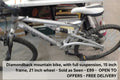 JOBLOT 20 Mountain Bikes &Others@£38/BIKE☆RALEIGH☆PEAUGEOT☆DIAMONDBK☆CARRERA🆓Dv