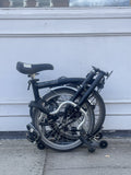 Brompton M3R Folding Bike - 3 Speed - Black
