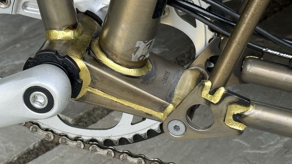 Brompton Gold Lacquer Limited Edition Bike - 6-Speed 2014 Fully upgraded