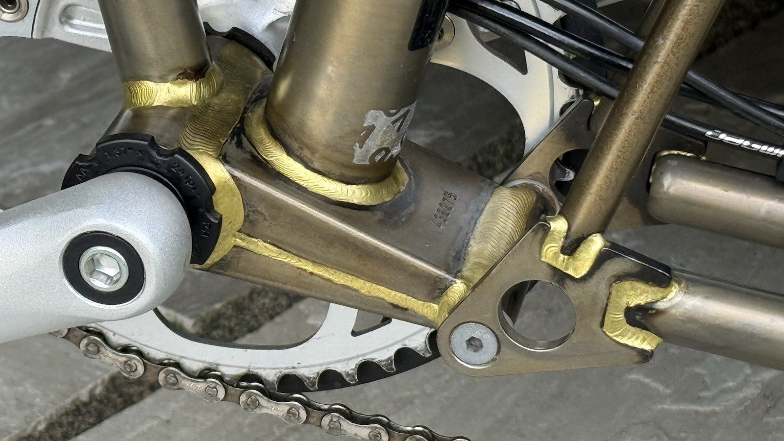 Brompton Gold Lacquer Limited Edition Bike - 6-Speed 2014 Fully upgraded