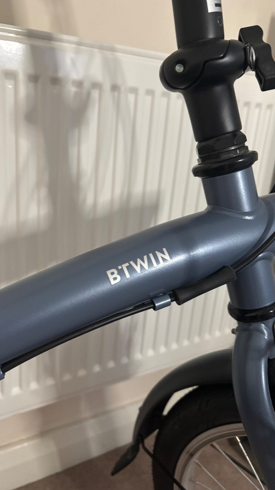 Decathlon B'Twin Folding Bike, with accessories