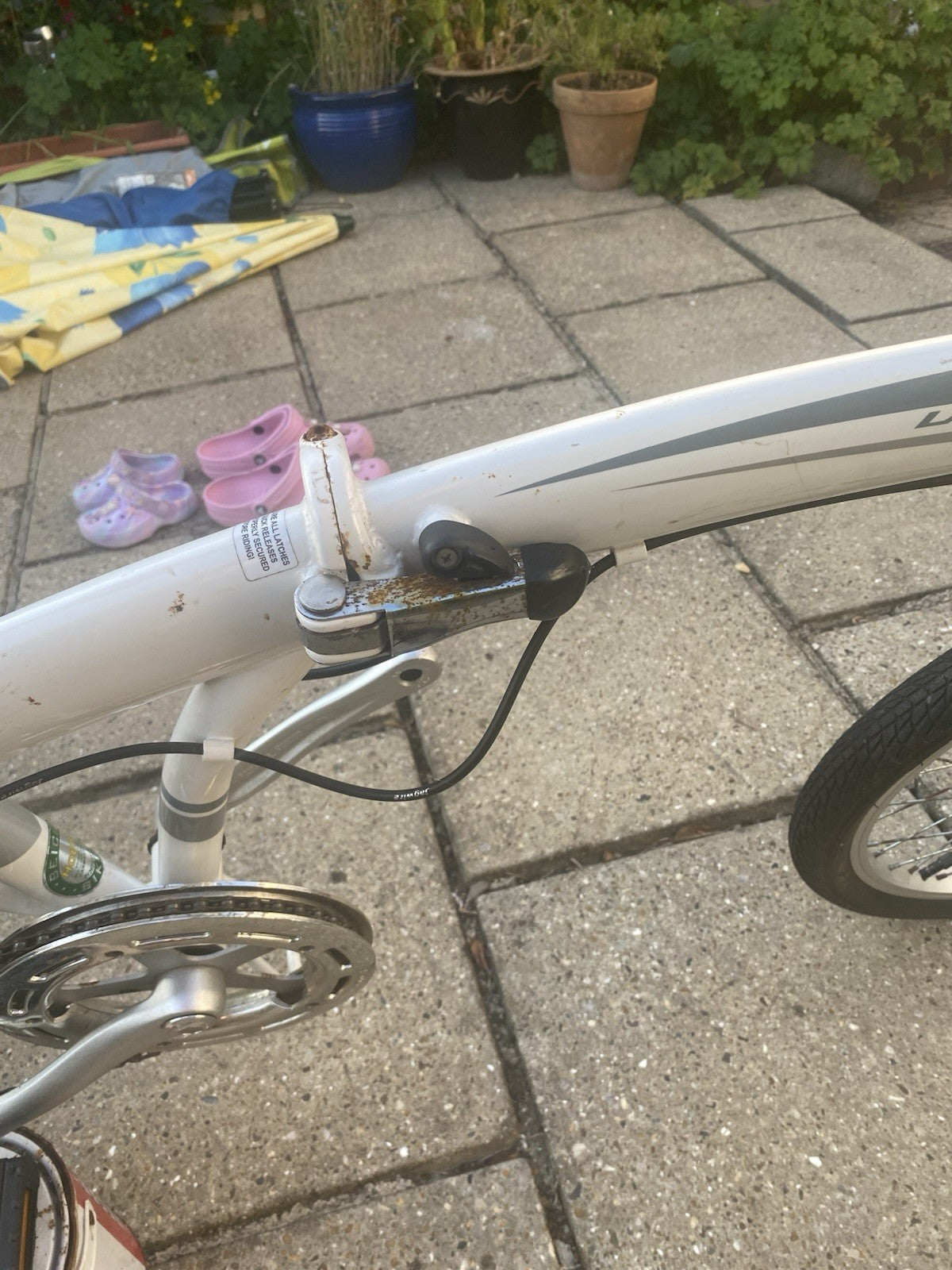 Land Rover City Lite Folding Bike 6 Speed Bicycle Fully Ridable With Cases