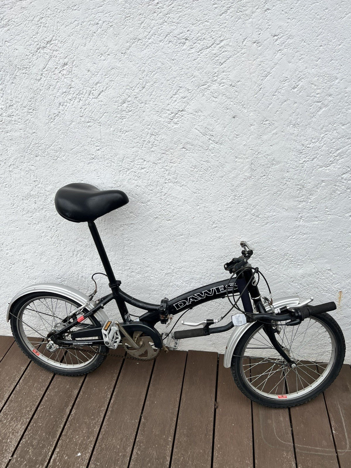 Dawes Diamond Black & Silver Folding Bike 20" Wheels shimano Nexus 3 speed hub
