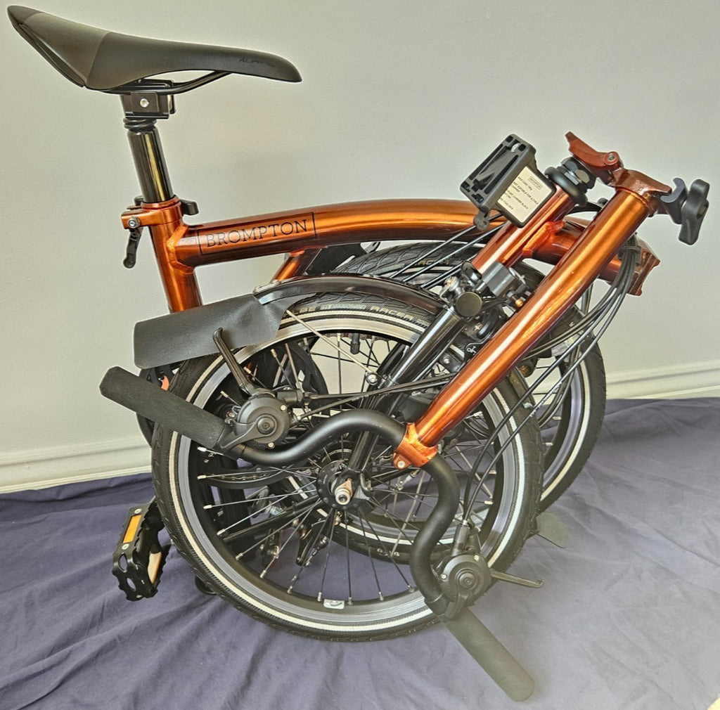 Brompton M6LX Superlight Titanium 6 Speed Flame Lacquer Excellent Condition