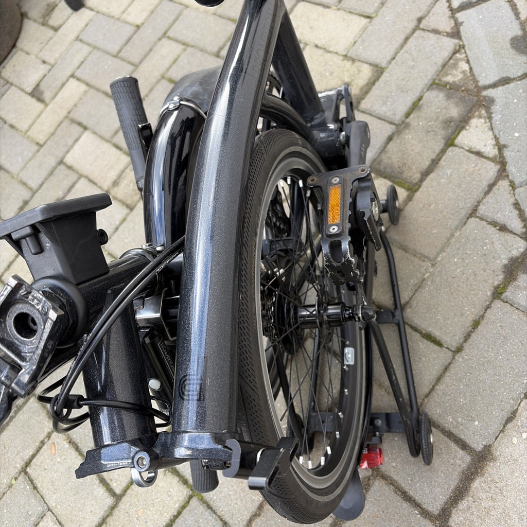 Brompton P Line 4-Speed 2023 Folding Bike Midnight Black