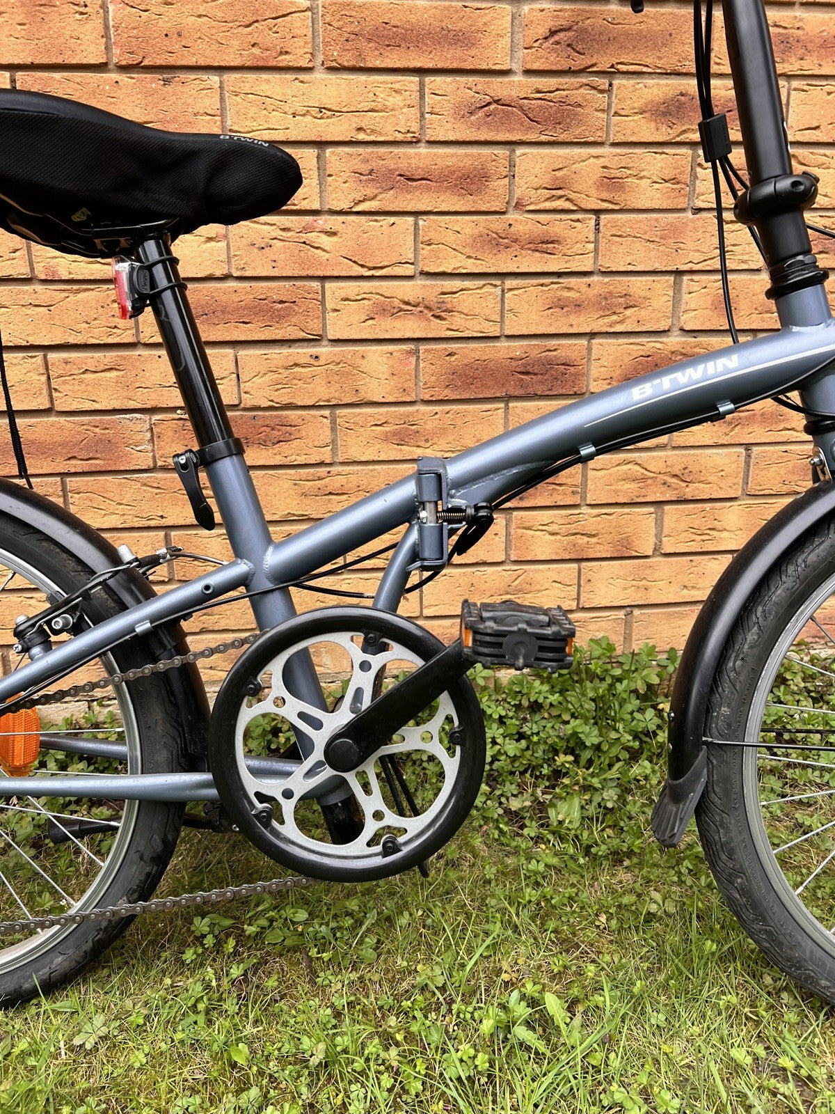 BTWIN Fold 500 Folding Bike 20-inch Blue Great Condition