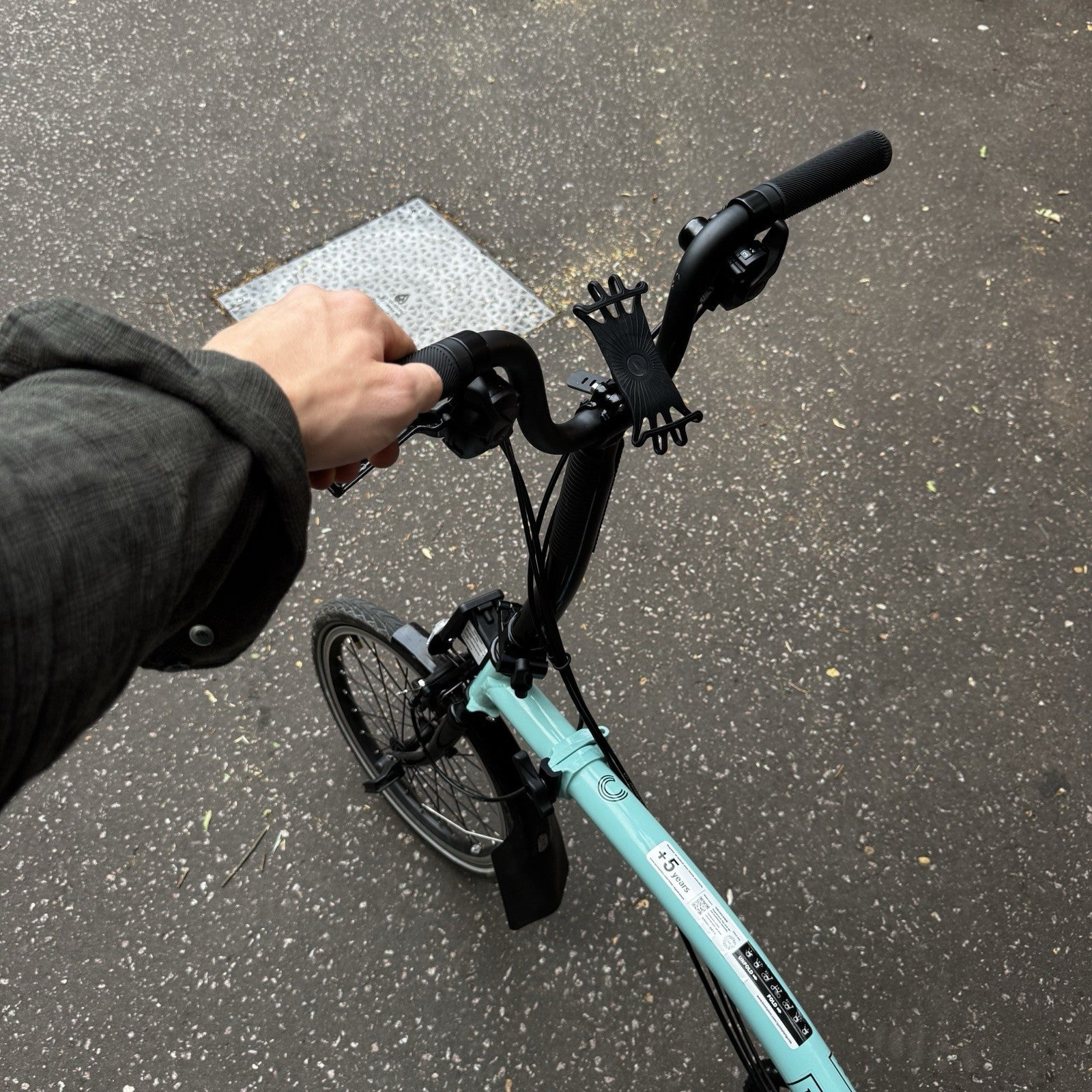 Brompton C Line Explore 6 Speed Light Blue Excellent Condition