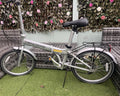 Town & Country Folding Bike 20in Silver Aluminium, Rear Rack, Mudguards
