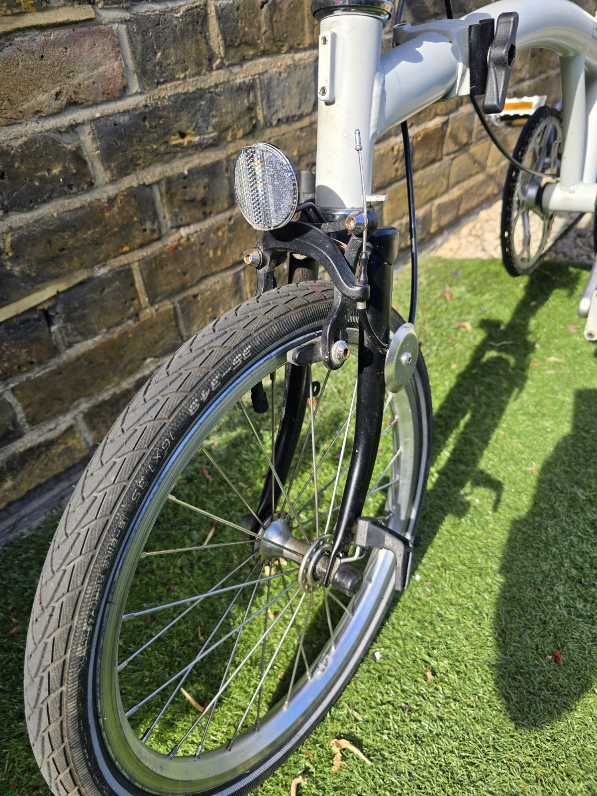 Brompton Folding Bike, Single Speed, S-Type flat  handlebars