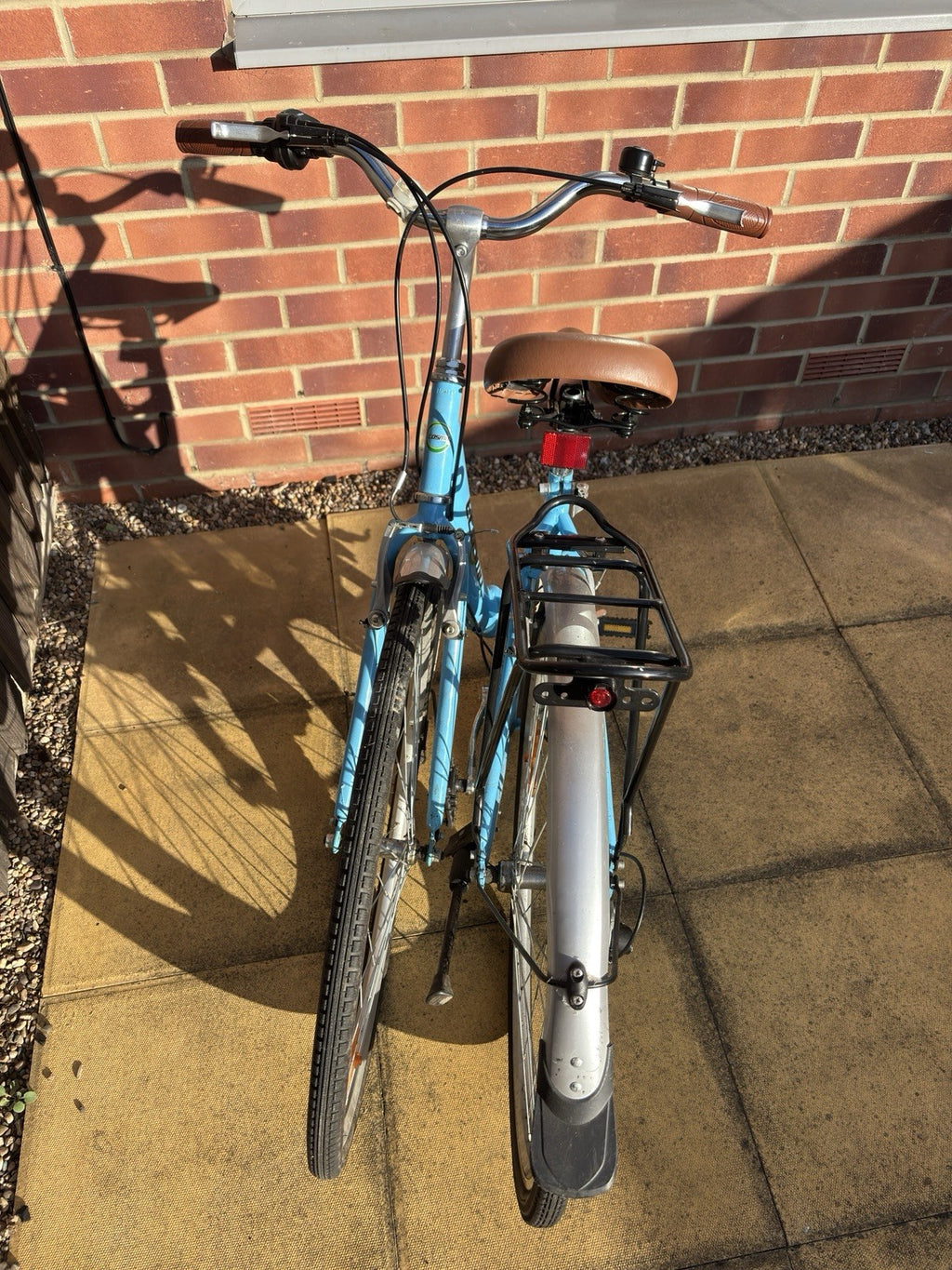 Ecosmo  26 Inch Wheel Women Folding Bike Blue Good Condition