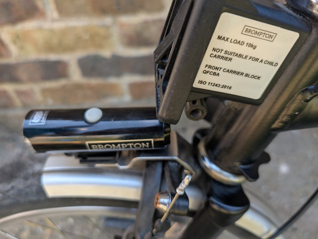 Brompton H6L Folding Bike – 2021 – Black – 6 Speed – Good Condition