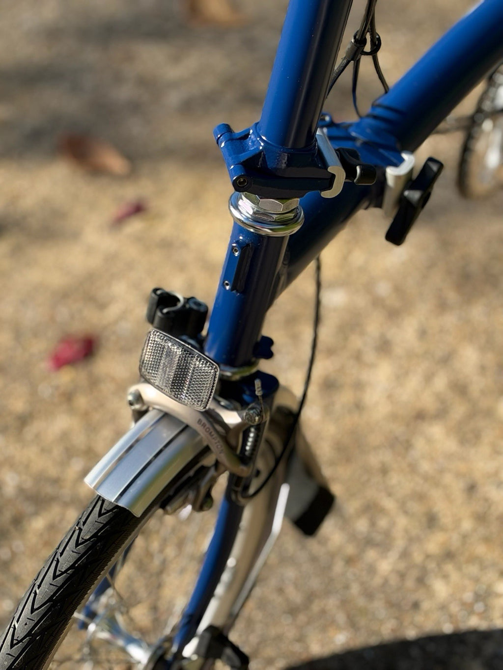 Brompton M3L 2013 Folding Bike 3-Speed, Tempest Blue
