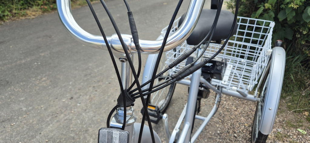 Scout Electric Folding Tricycle in Silver