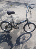 Challenge Flex Folding Bike Black, for Commuting and Camping, Rides As It Should