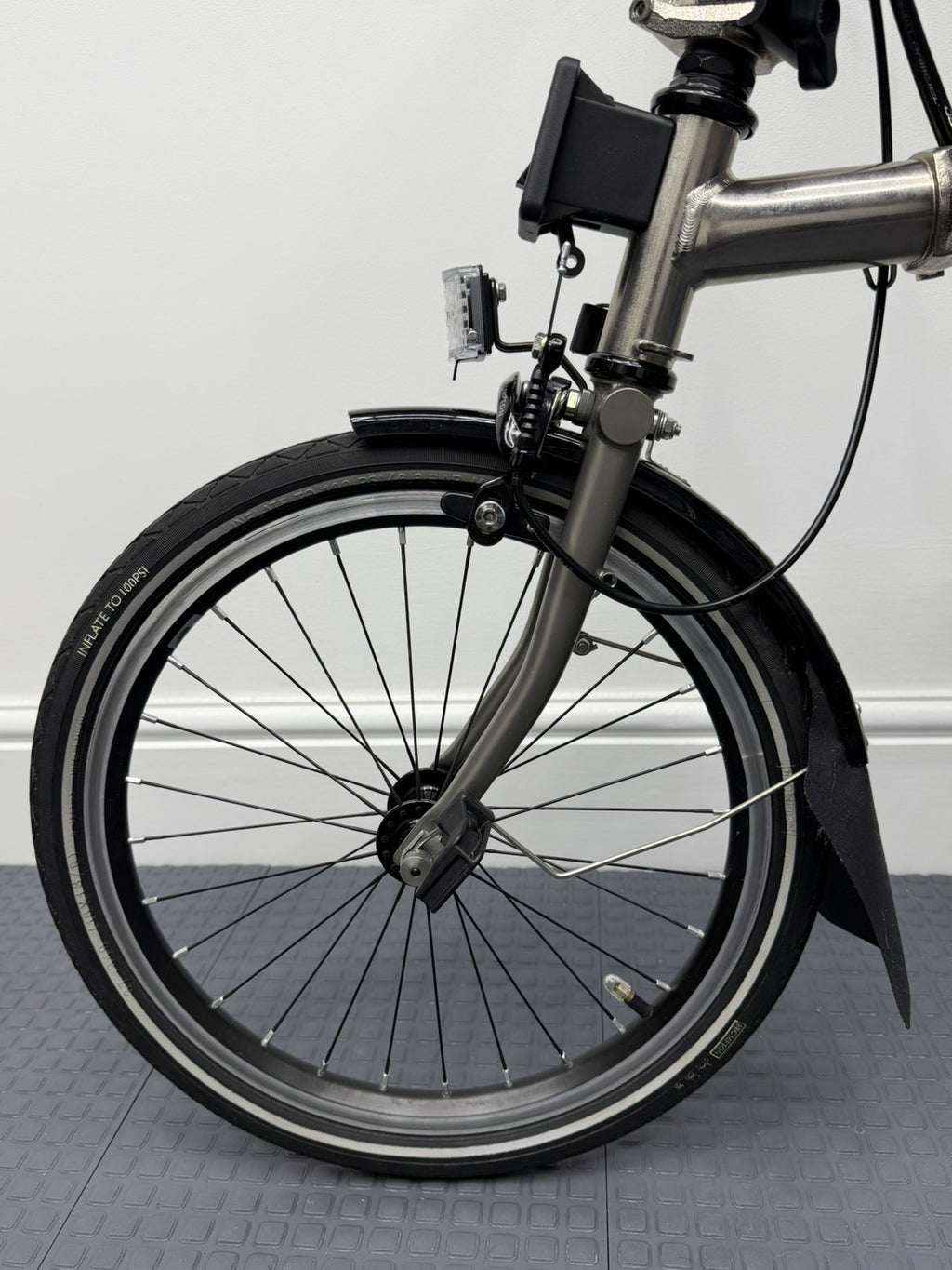 Brompton S6L Nickel Edition Superlight Titanium - Mint Condition