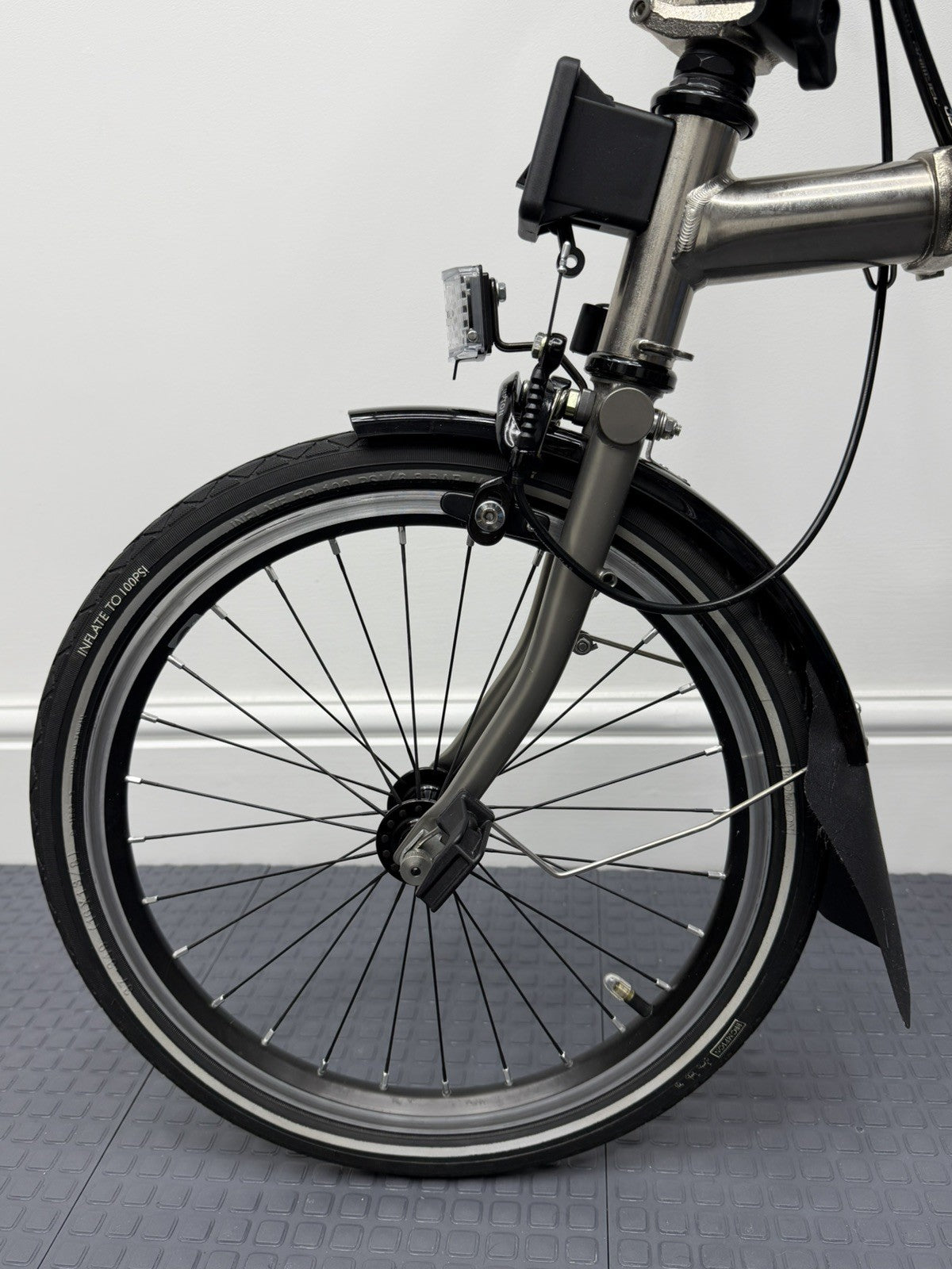 Brompton S6L Nickel Edition Superlight Titanium - Mint Condition