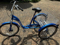 Scout Adult Folding Tricycle 24" Wheels 6 Speed Shimano Gears Disc Brakes
