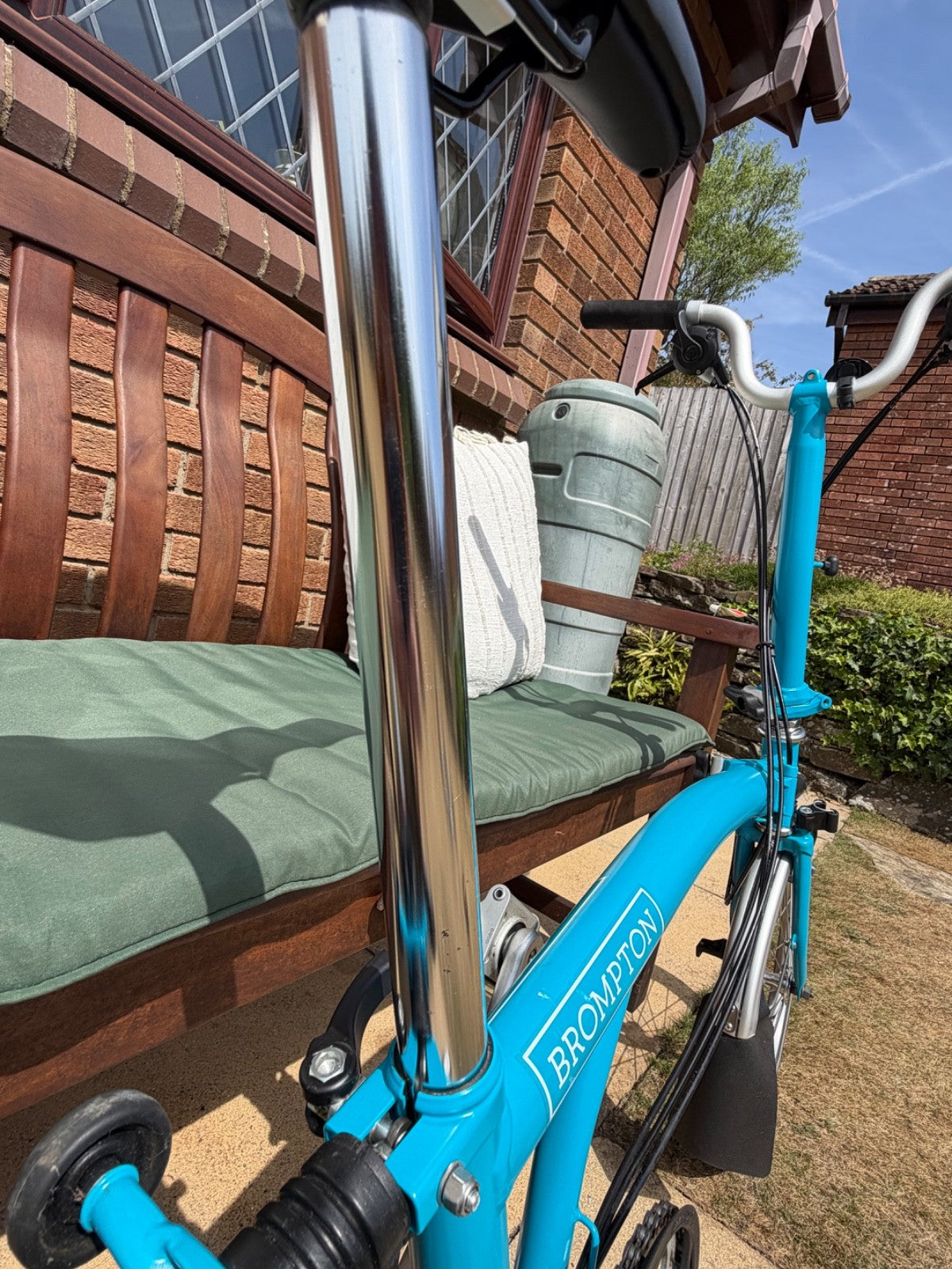 Brompton C Line M6L  (6 Speed) folding bicycle - BLUE (VERY GOOD CONDITION)