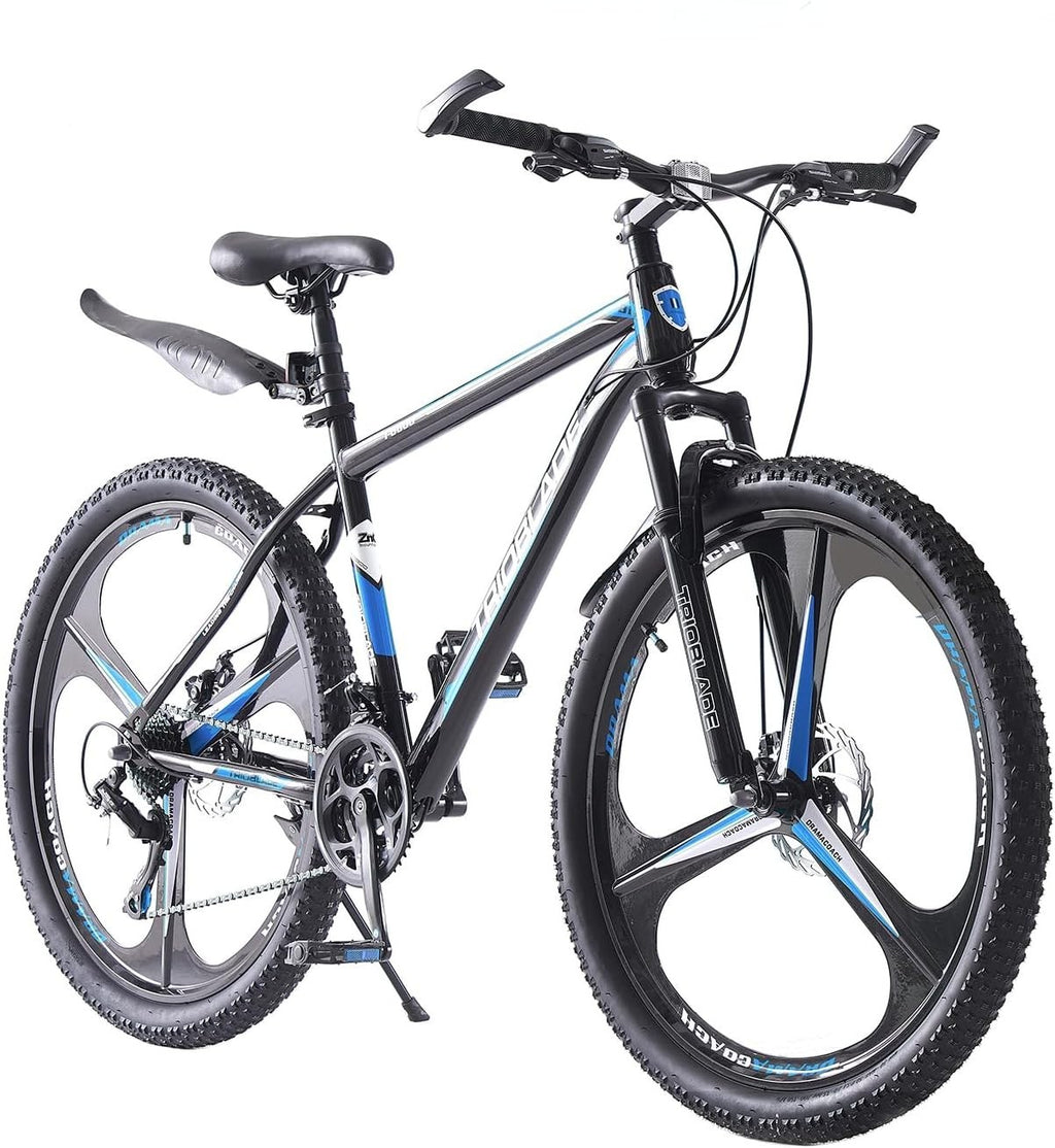 24" Dual Suspension Mountain Bike 21-Speed Disc Brakes Alloy Wheels