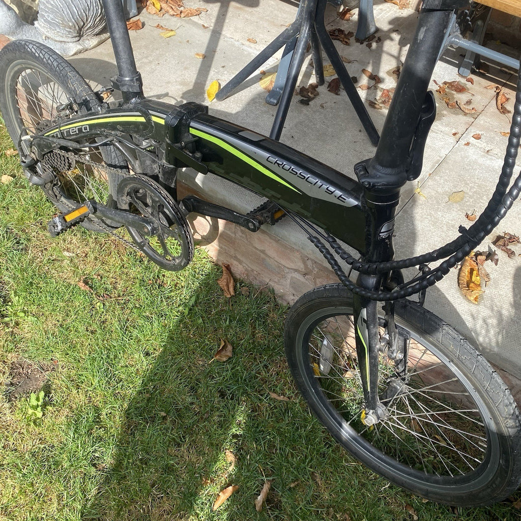 Carrera Crosscity .E Folding Bike 20 Wheels 8-SPEED. Spare Or RepairNot Working