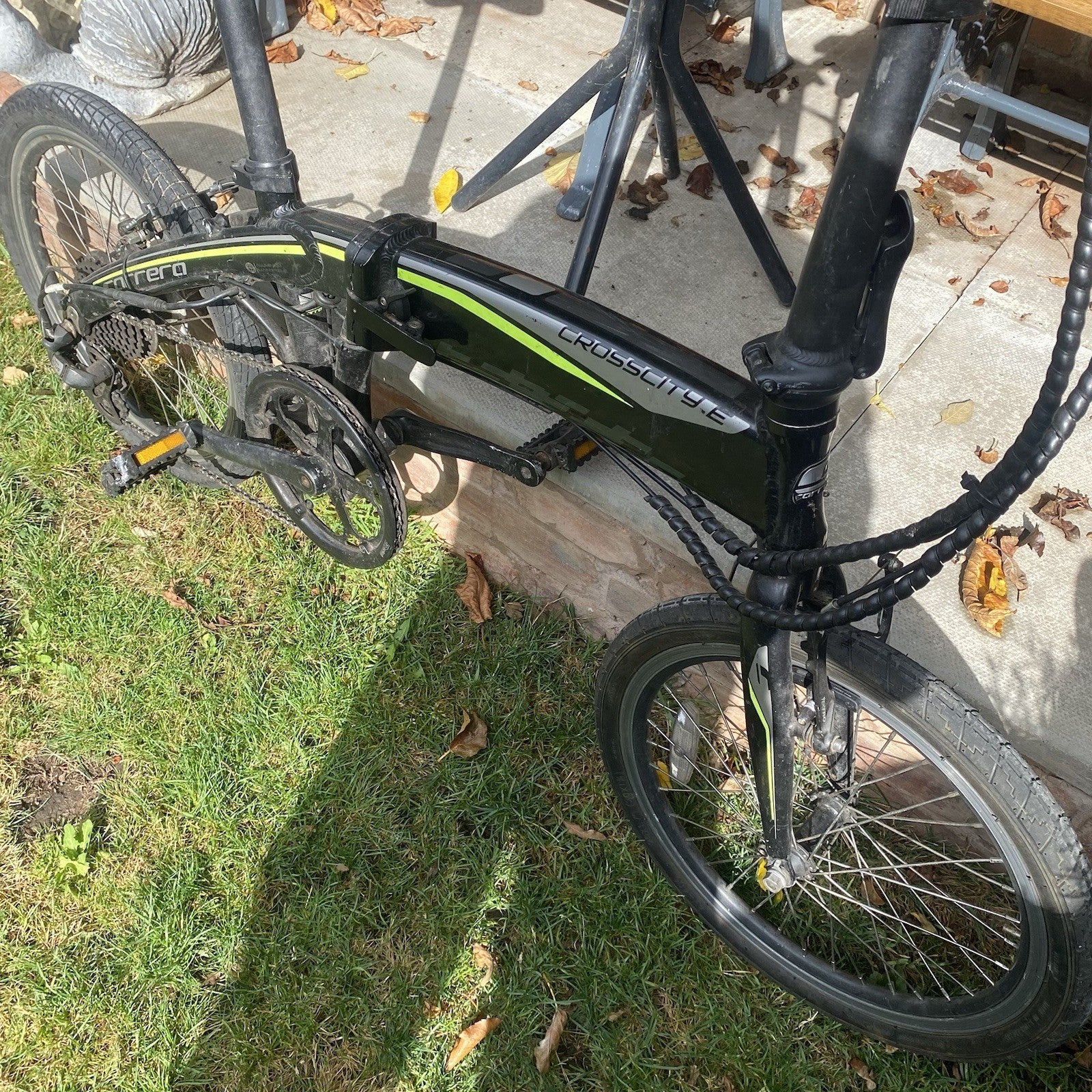 Carrera Crosscity .E Folding Bike 20 Wheels 8-SPEED. Spare Or RepairNot Working