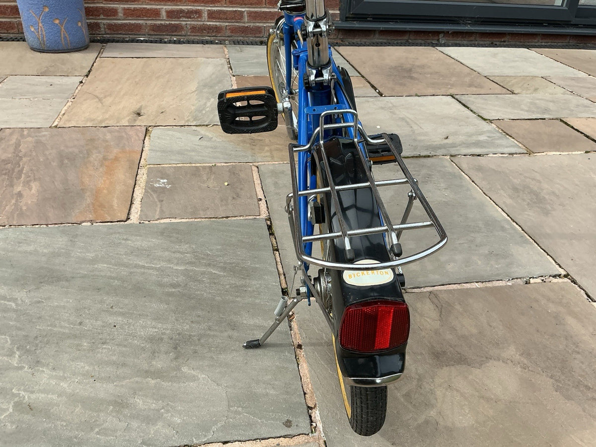 Vintage Bickerton ‘Californian’ Folding Bike Gears Rear Rack Mudguards Carry Bag