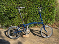 Brompton M3L 2013 Folding Bike 3-Speed, Tempest Blue