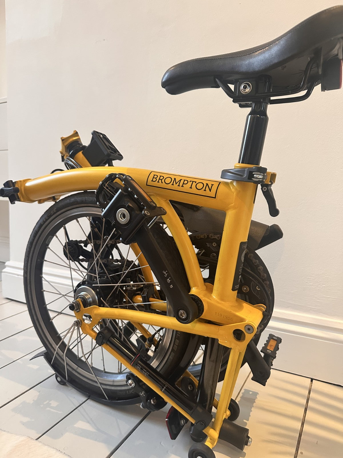 Brompton Folding Bike – 6-Speed Yellow - Excellent Condition