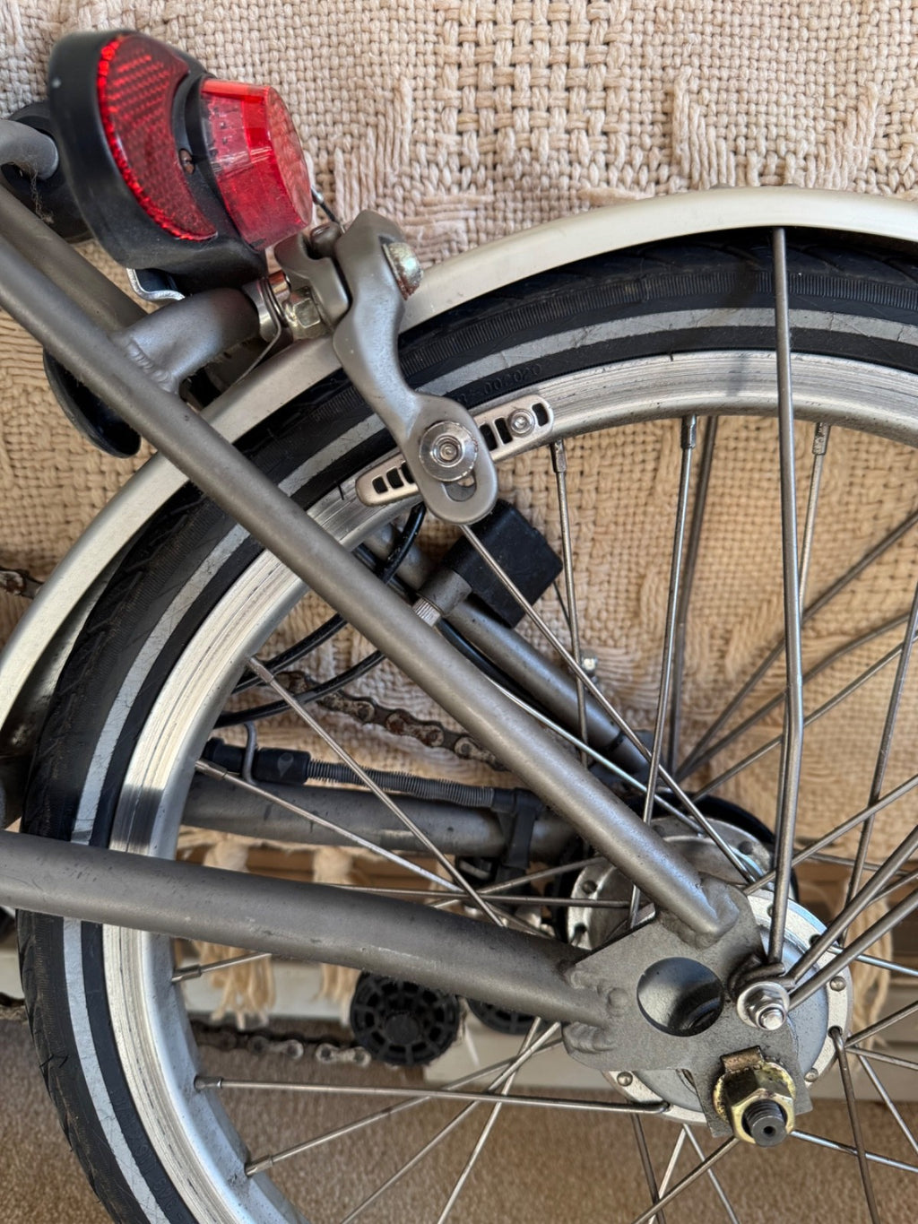 Brompton Superlight 6-Speed, Titanium Rear, Hub Dynamo, Very Low Use