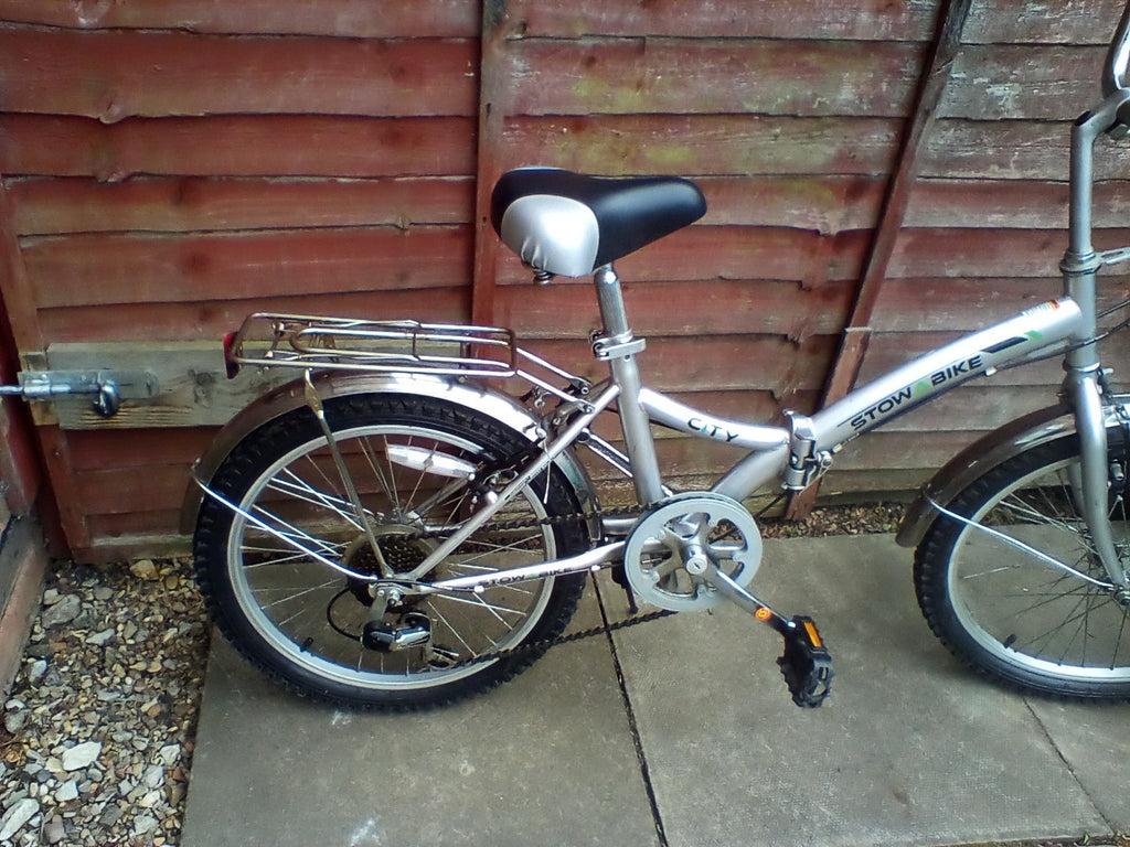 bicycle stow bike city 20 in wheels 6 gears folding bike