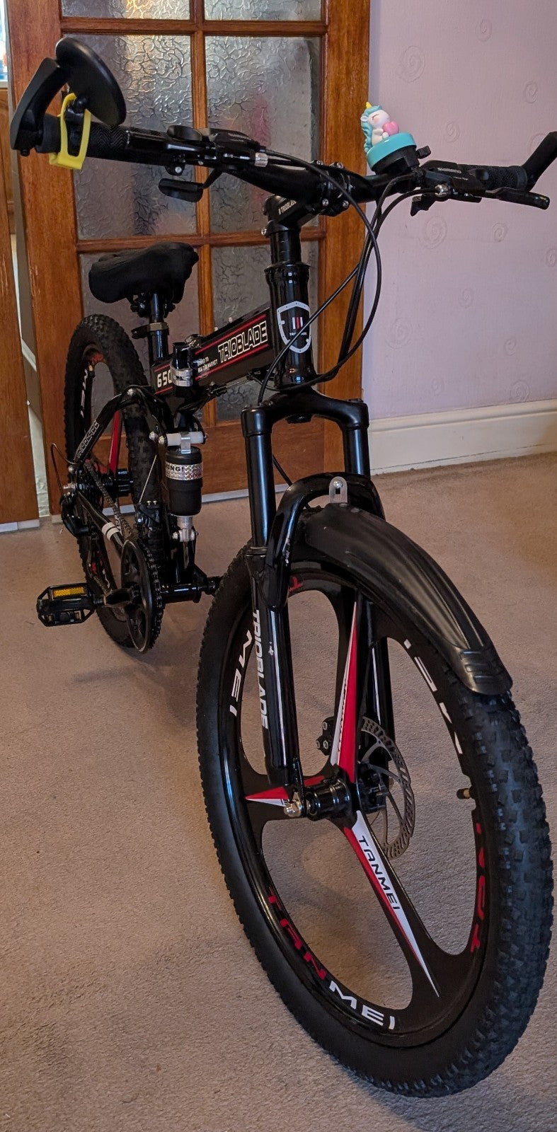 Trioblade Folding Mountain Bike 24-inch