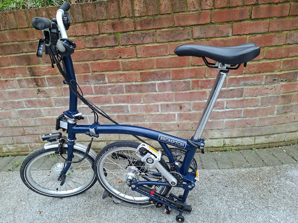 6-Speed Brompton M6L Folding Bike complete with Swytch