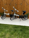 2x Dahon Vitesse Aluminium Folding Bicycle  7 Speed HUB Gears Bike