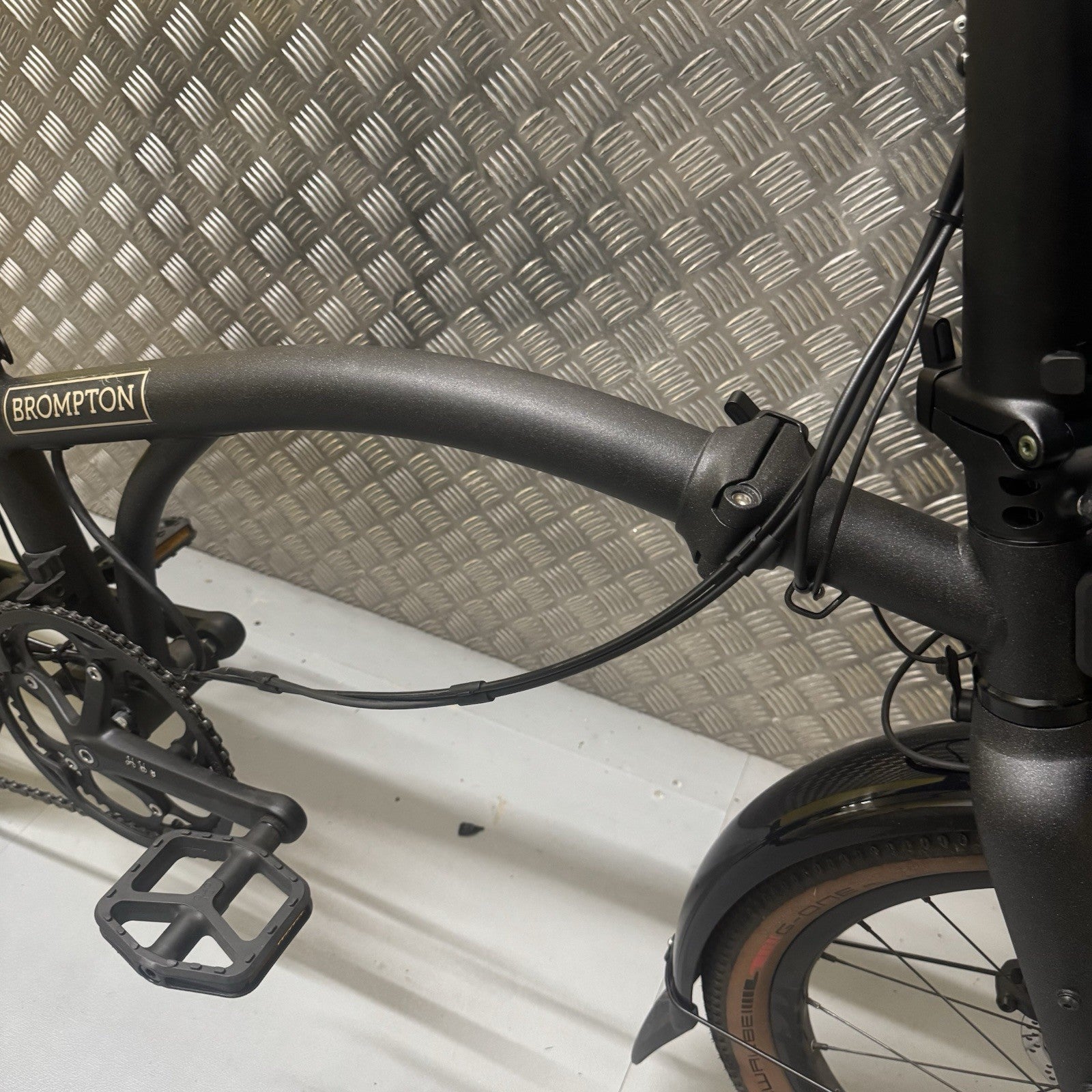 Brompton G Line 4 Speed Space Black Folding Bike