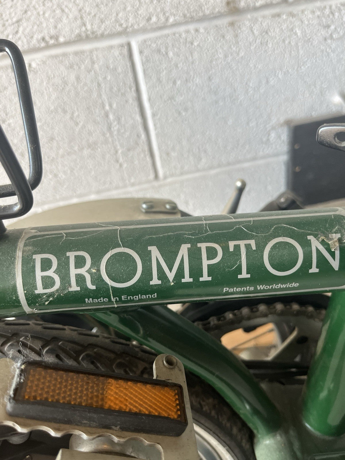 Vintage 5 Speed Brompton Bike - Green - Needs Service