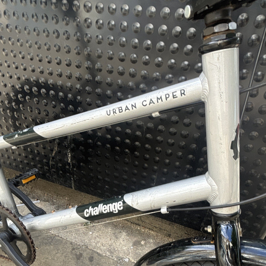 Challenge Urban Camper Folding Bike 20in Mechanical Disc Brakes Silver/Black