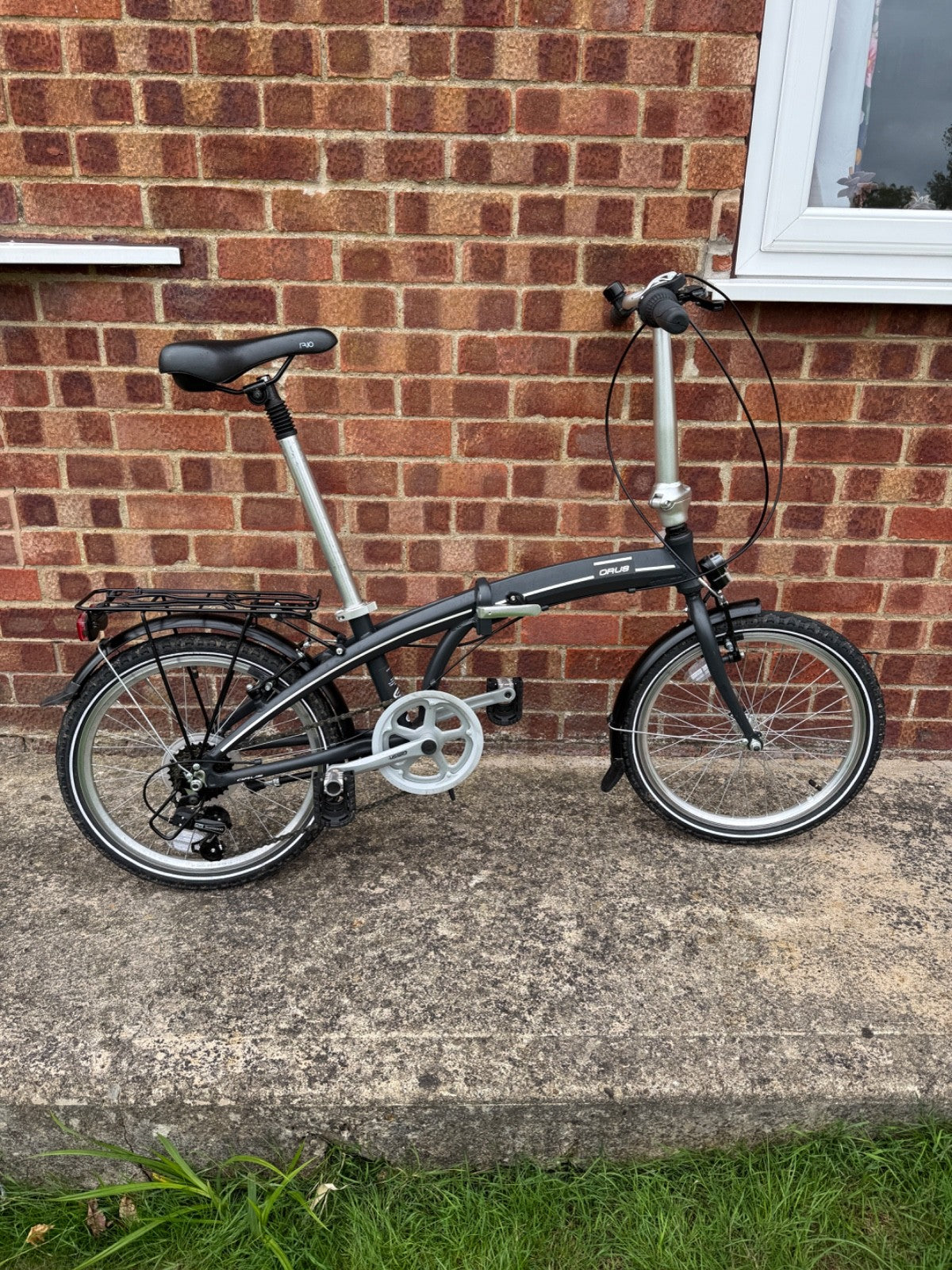 Orus Folding Bikes 20" Wheels Ex Cond. Aluminium Frame Shimano Gears. Extras Inc