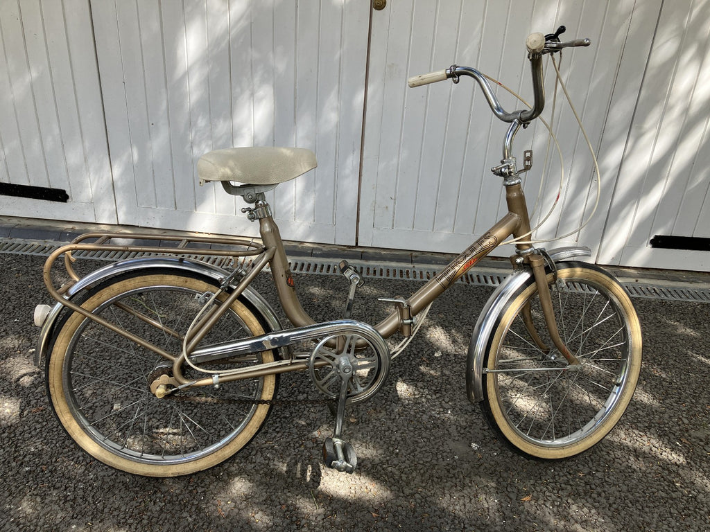 2x Hercules of Nottingham England Folda Folding Bicycles c1970's