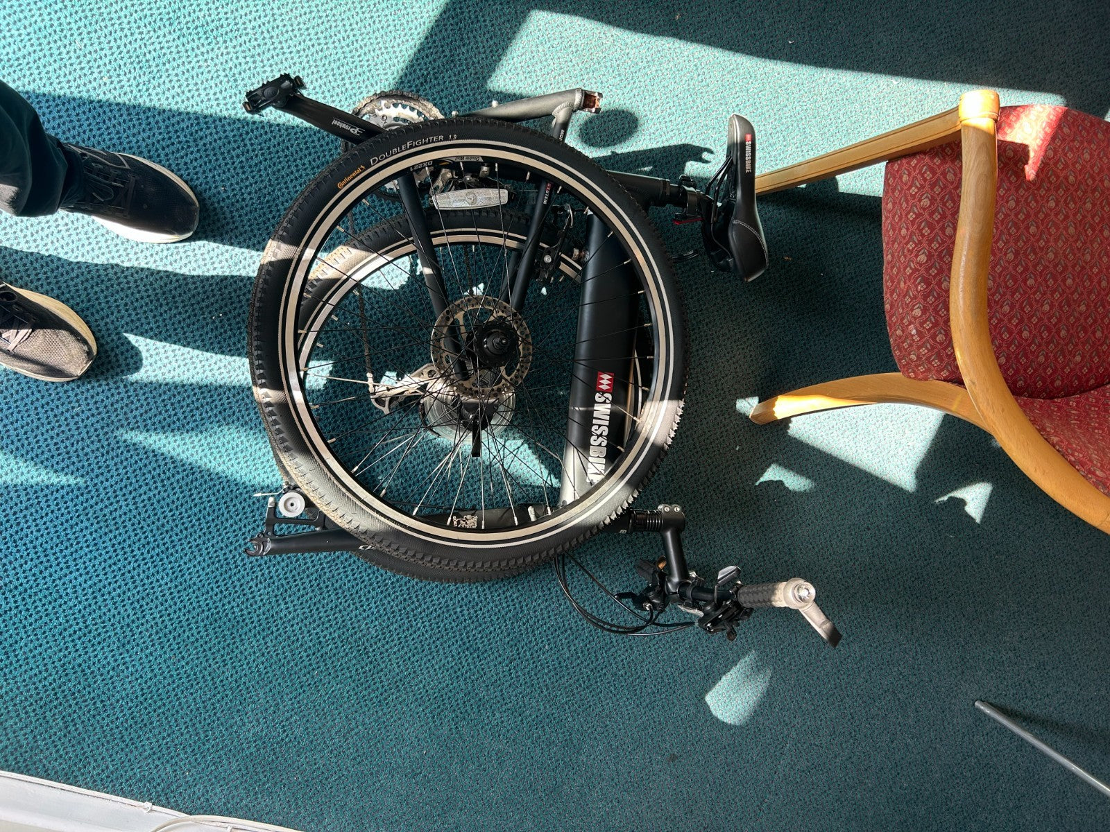 Montague Folding Bicycle Medium Size Easily Fits in Car