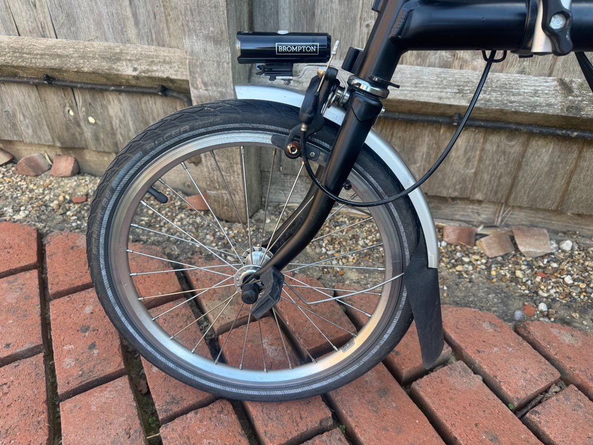 Brompton M6L 6 Speed Folding Bike Black 2019 M Type Mudguards