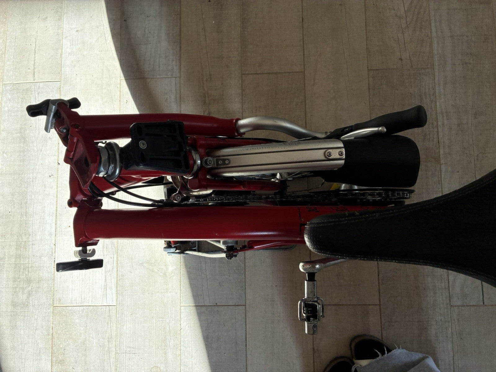 Brompton M3L red in good condition and smooth ride