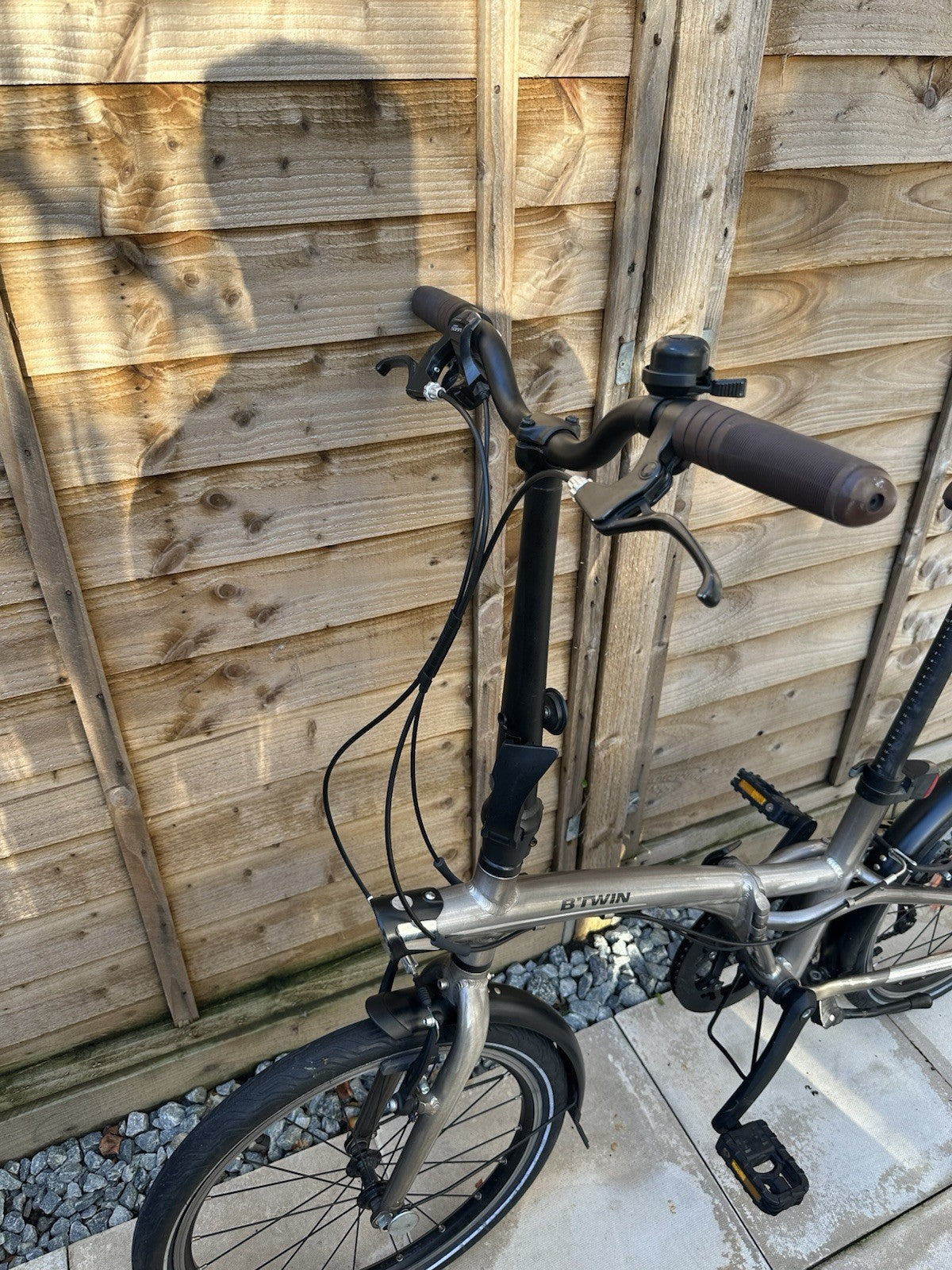 BTWIN Tilt 900 Folding Bike 9-Speed, Lightweight