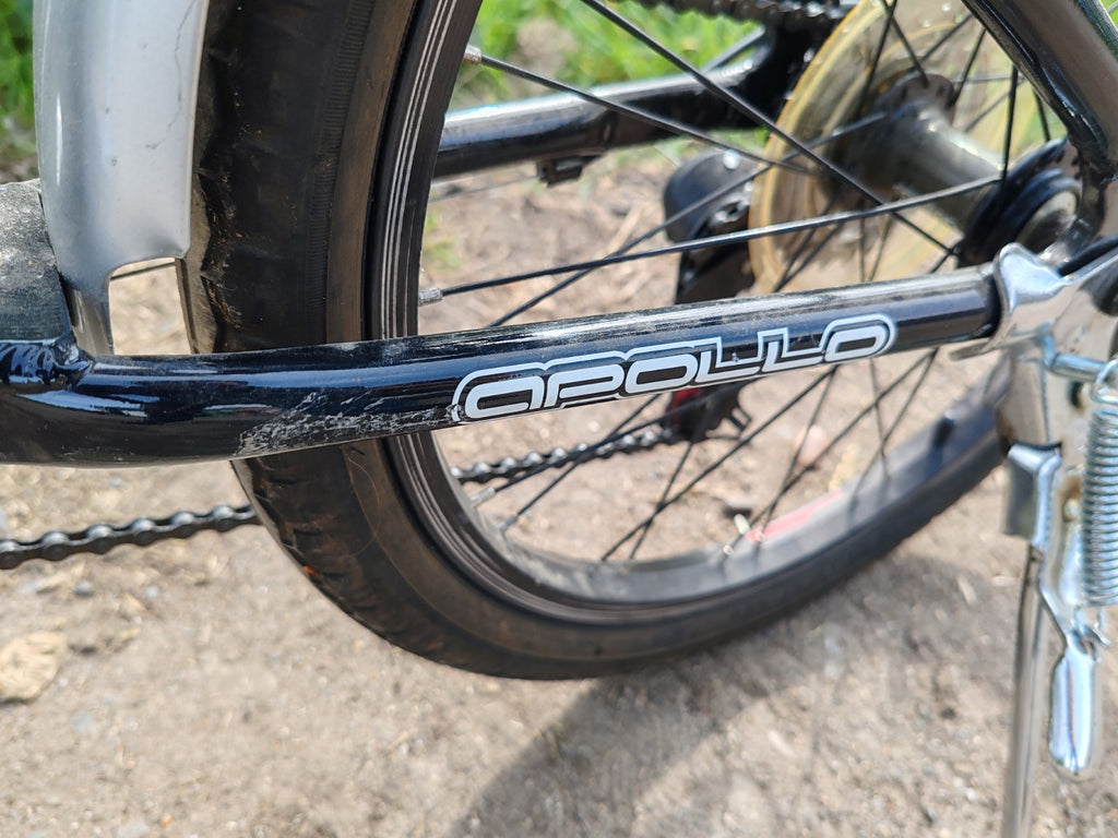 apollo transition folding bike 6 revoshift gears 20inch wheels adults unisex