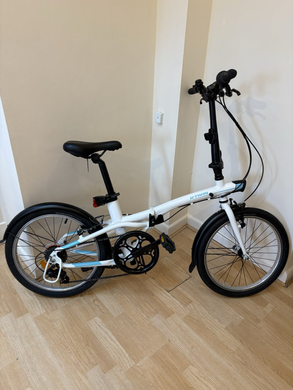 B’Twin Folding Bike – Barely Used – Excellent Condition – £250 ONO