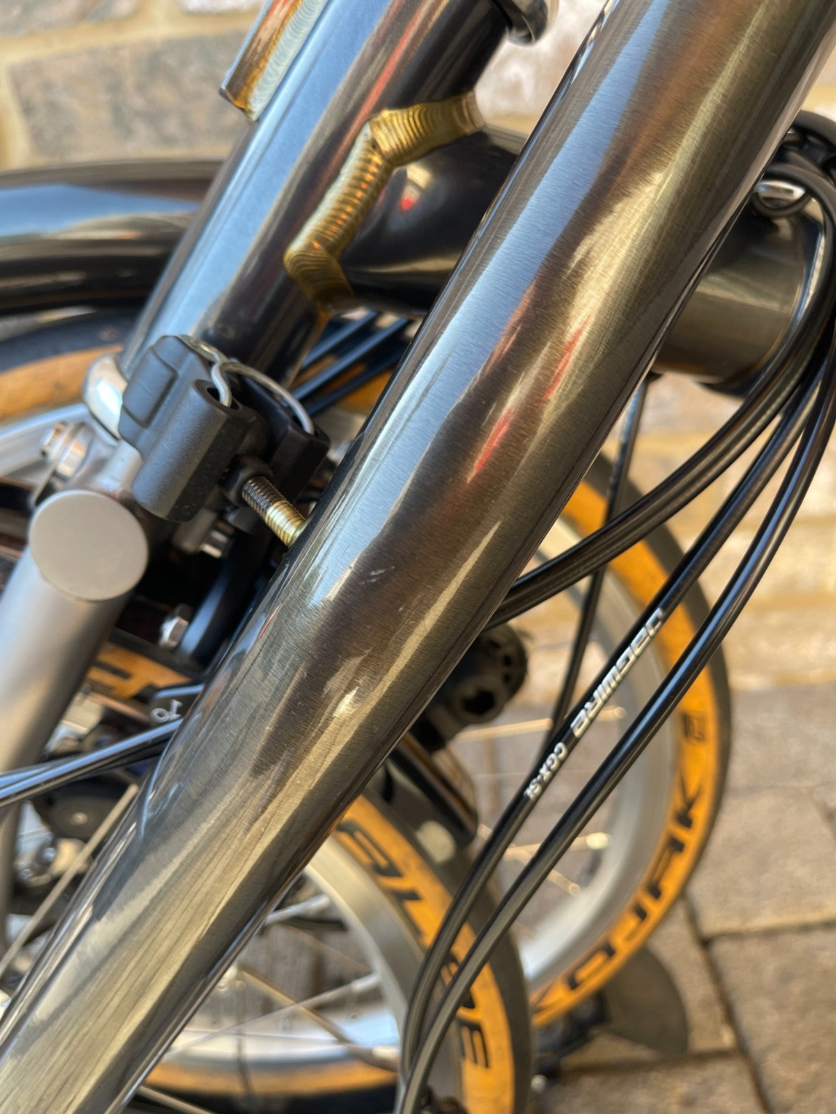 Brompton Raw Lacquer Superlight - Titanium - RARE S6L-X WORLD POSTAGE - STUNNING