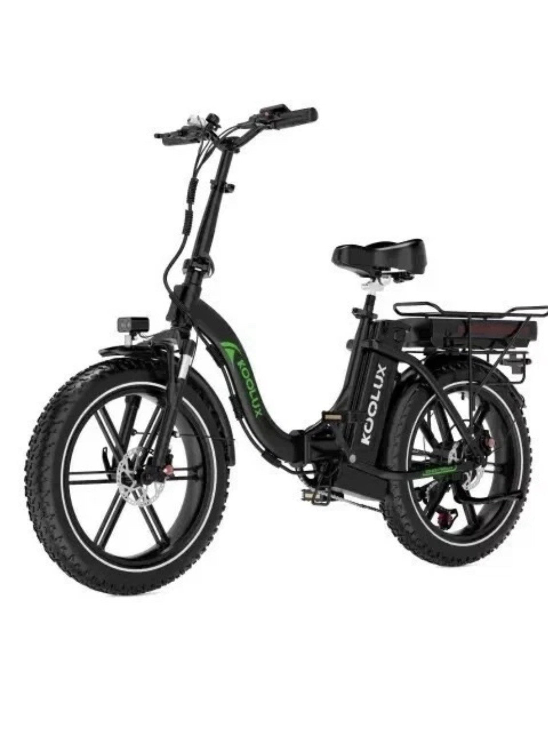 Koolux BK6 S Pro 20”Bike 48v13*10.Ah Rear Rack Folding Delivery Bike Hydraulic