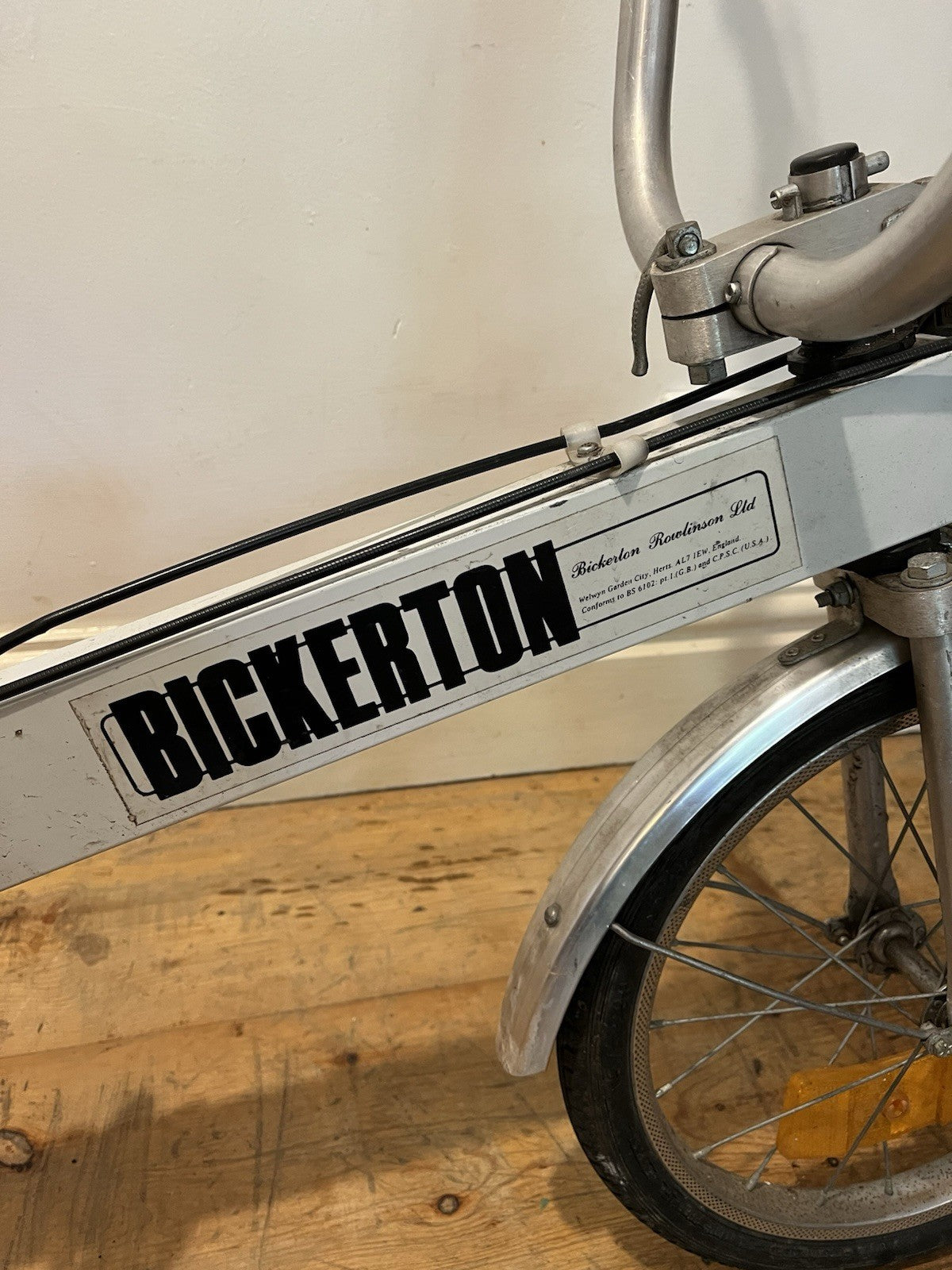 Vintage Bickerton Folding Bike ~ GOOD COND ~Famous Lightweight Aluminium Classic